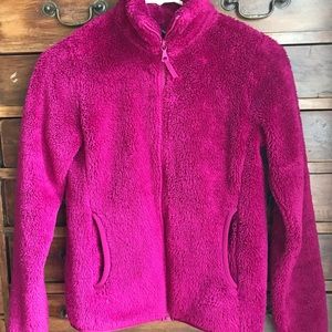 Uniqlo purple/pink classic Sherpa jacket